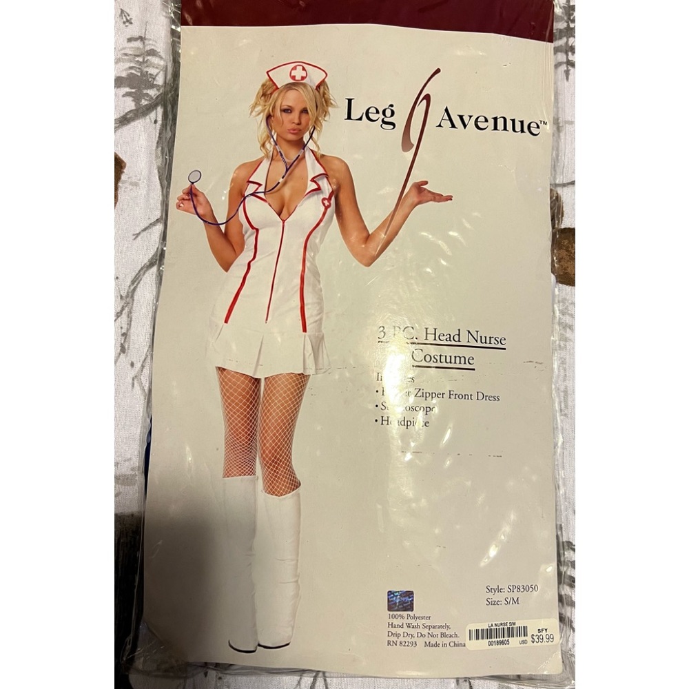 Halloween womens Leg Avenue nurse costume size small